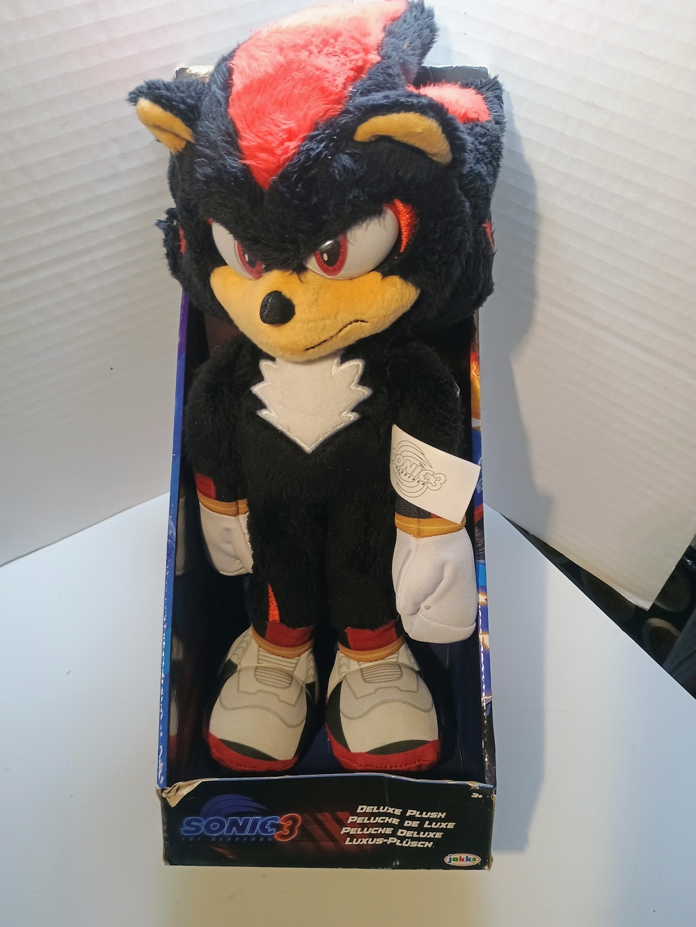 Shadow the Hedgehog Plush | Sonic 3 The Movie | 13" Deluxe by Jakks